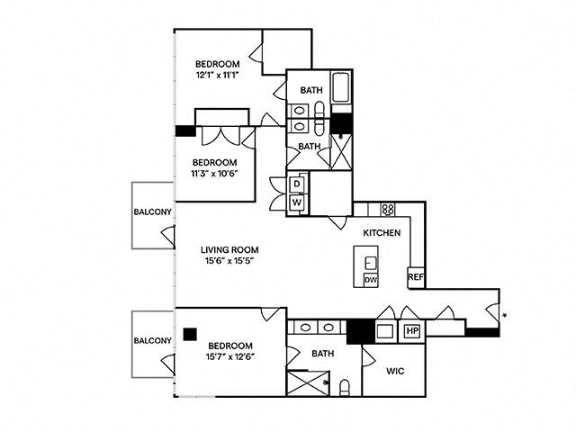 C2 - Penthouse floor plan